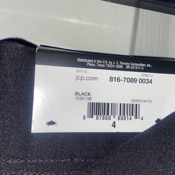 NWT- Womens Black Worthington Slacks w/elastic waistband - Picture 8 of 8